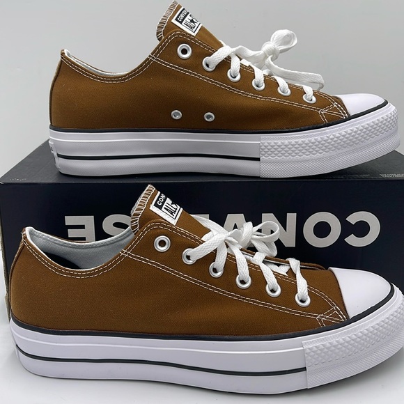 Converse Other - Converse Men’s CTAS LIFT OX
BRINDLE BROWN/WHITE/BLACK A09994C Platforms Sneakers